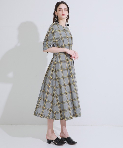 チェックドレスワンピース Tp02 Fh284 ワンピース Toga ワンピース Pulla トーガ プルラ のファッション Pulla トーガプルラ Toga Toga