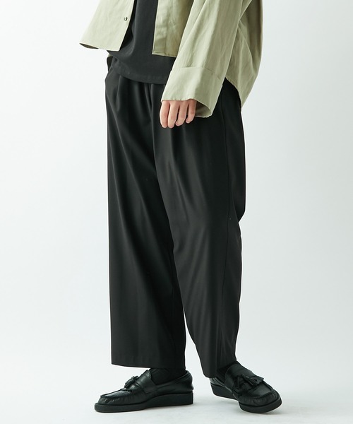 Lui's（ルイス）の「タックワイドパンツ（その他パンツ・メンズ・ブラック/キャメル・マルチサイズ）」の5枚目の写真