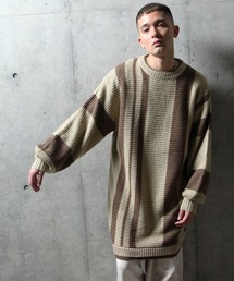 メンズのニット セーター ストライプ柄 ファッション通販 Zozotown