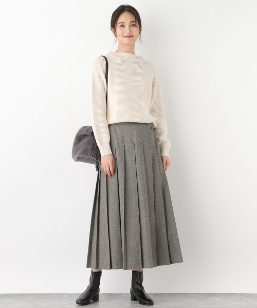 GLOBAL WORK（グローバルワーク）の「マシュマロタッチボトルネックプルオーバー/889149（ニット/セーター・レディース・フューシャピンク/イエロー/ブラック/ライトベージュ/オフホワイト/ライトグリーン・MEDIUM/LARGE）」の7枚目の写真