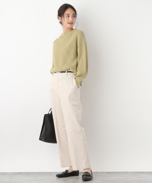 GLOBAL WORK（グローバルワーク）の「マシュマロタッチボトルネックプルオーバー/889149（ニット/セーター・レディース・フューシャピンク/イエロー/ブラック/ライトベージュ/オフホワイト/ライトグリーン・MEDIUM/LARGE）」の11枚目の写真