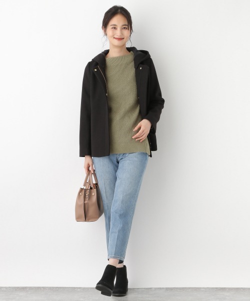 GLOBAL WORK（グローバルワーク）の「マシュマロタッチボトルネックプルオーバー/889149（ニット/セーター・レディース・フューシャピンク/イエロー/ブラック/ライトベージュ/オフホワイト/ライトグリーン・MEDIUM/LARGE）」の10枚目の写真