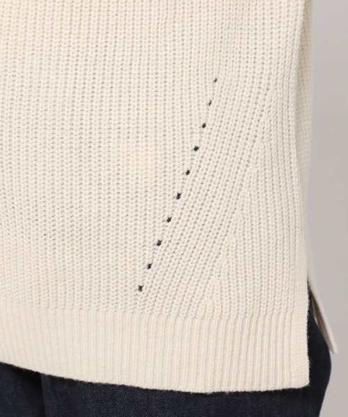 GLOBAL WORK（グローバルワーク）の「マシュマロタッチボトルネックプルオーバー/889149（ニット/セーター・レディース・フューシャピンク/イエロー/ブラック/ライトベージュ/オフホワイト/ライトグリーン・MEDIUM/LARGE）」の18枚目の写真