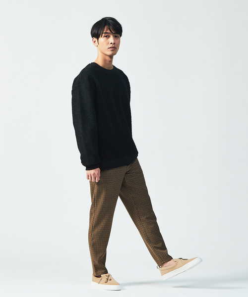 ABAHOUSE（アバハウス）の「ウールライク イージー パンツ（その他パンツ・メンズ・ブラウン系その他/グレー系その他/ネイビー/グリーン/チャコールグレー/グレイッシュベージュ・46/48/50）」の20枚目の写真