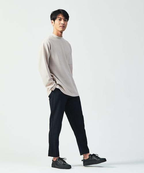 ABAHOUSE（アバハウス）の「ウールライク イージー パンツ（その他パンツ・メンズ・ブラウン系その他/グレー系その他/ネイビー/グリーン/チャコールグレー/グレイッシュベージュ・46/48/50）」の22枚目の写真