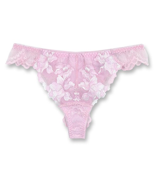 fran de lingerie（フランデランジェリー）の「Style Up Wireless -Bitter Sexy- スタイルアップワイヤレスビターセクシー コーディネートお揃いTバック（ショーツ・レディース・ターコイズブルー/レッド/シルバーグレー/ホワイト/ピンク/ブラック/ワイン/ブルー/ミント/イエロー/セージグリーン/ライトピンク/ネイビー/ブルー系その他3/ラベンダー/グリーン/クリーム/コーラルピンク/ダークグレー/ローズ/オフホワイト/ブルーパープル/サーモンピンク/モスグリーン/ホワイト系その他/グリーン系その他/ダークブルー・M/L）」の21枚目の写真