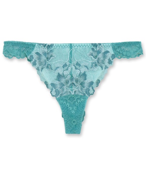 fran de lingerie（フランデランジェリー）の「Style Up Wireless -Bitter Sexy- スタイルアップワイヤレスビターセクシー コーディネートお揃いTバック（ショーツ・レディース・ターコイズブルー/レッド/シルバーグレー/ホワイト/ピンク/ブラック/ワイン/ブルー/ミント/イエロー/セージグリーン/ライトピンク/ネイビー/ブルー系その他3/ラベンダー/グリーン/クリーム/コーラルピンク/ダークグレー/ローズ/オフホワイト/ブルーパープル/サーモンピンク/モスグリーン/ホワイト系その他/グリーン系その他/ダークブルー・M/L）」の8枚目の写真