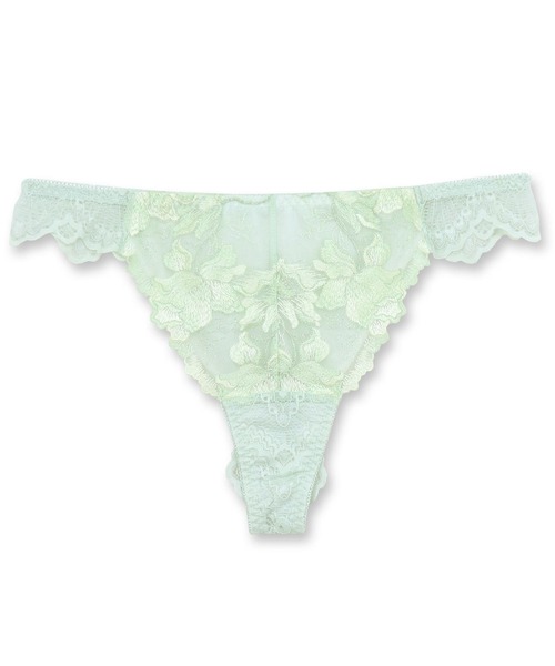 fran de lingerie（フランデランジェリー）の「Style Up Wireless -Bitter Sexy- スタイルアップワイヤレスビターセクシー コーディネートお揃いTバック（ショーツ・レディース・ターコイズブルー/レッド/シルバーグレー/ホワイト/ピンク/ブラック/ワイン/ブルー/ミント/イエロー/セージグリーン/ライトピンク/ネイビー/ブルー系その他3/ラベンダー/グリーン/クリーム/コーラルピンク/ダークグレー/ローズ/オフホワイト/ブルーパープル/サーモンピンク/モスグリーン/ホワイト系その他/グリーン系その他/ダークブルー・M/L）」の10枚目の写真