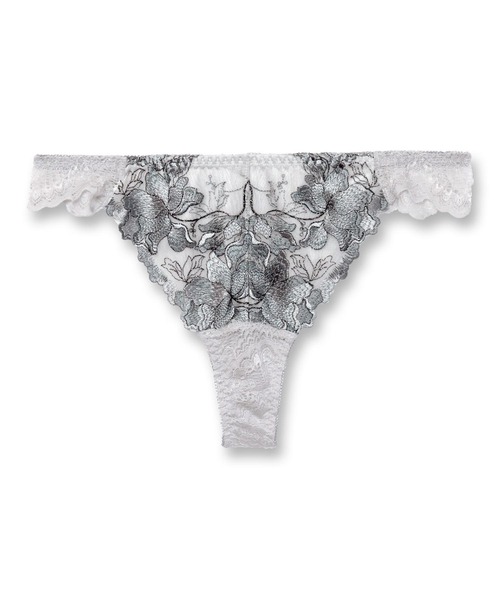 fran de lingerie（フランデランジェリー）の「Style Up Wireless -Bitter Sexy- スタイルアップワイヤレスビターセクシー コーディネートお揃いTバック（ショーツ・レディース・ターコイズブルー/レッド/シルバーグレー/ホワイト/ピンク/ブラック/ワイン/ブルー/ミント/イエロー/セージグリーン/ライトピンク/ネイビー/ブルー系その他3/ラベンダー/グリーン/クリーム/コーラルピンク/ダークグレー/ローズ/オフホワイト/ブルーパープル/サーモンピンク/モスグリーン/ホワイト系その他/グリーン系その他/ダークブルー・M/L）」の6枚目の写真