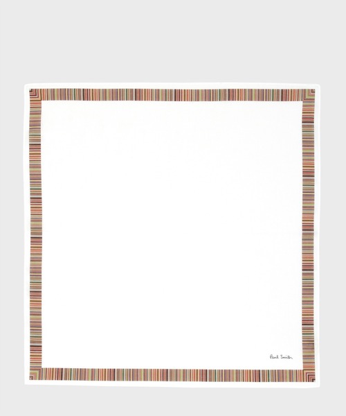 マルチストライプ フレームハンカチ Hank ハンカチ ハンドタオル Paul Smith ポールスミス のファッション通販 Zozotown