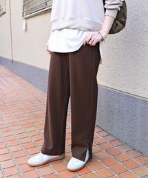 ポンチサイドジップロングパンツ