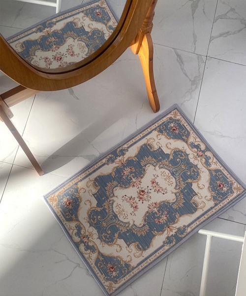 aimoha（アイモハ）の「アンティークマット（ラグ/マット・レディース・ブルー/ブラック/レッド/イエロー・FREE）」の7枚目の写真