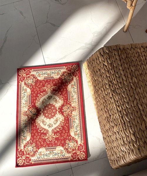 aimoha（アイモハ）の「アンティークマット（ラグ/マット・レディース・ブルー/ブラック/レッド/イエロー・FREE）」の14枚目の写真