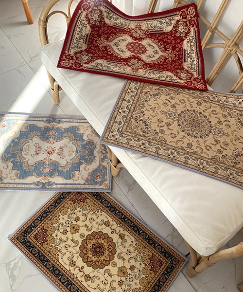 aimoha（アイモハ）の「アンティークマット（ラグ/マット・レディース・ブルー/ブラック/レッド/イエロー・FREE）」の17枚目の写真