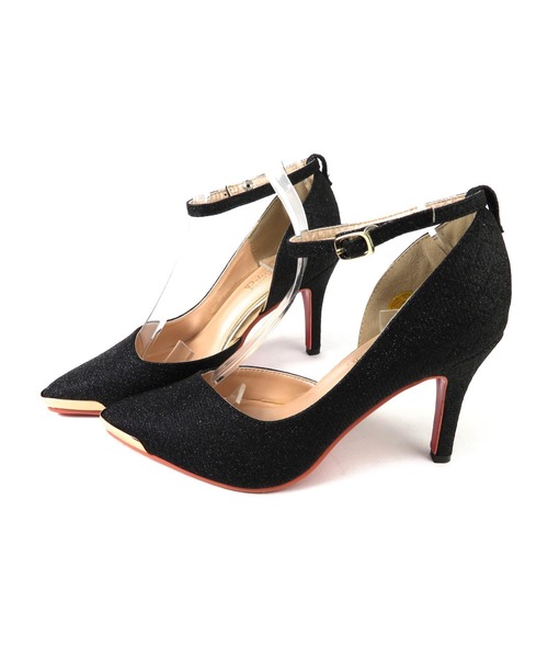 DULCIS REGALO（ドルキス レガロ）の「DulcisRegalo(ドルキスレガロ) レッドソールオケージョン パンプス（パンプス・レディース・シルバー/ブラック系その他/ゴールド/ブラック・LL/S/L/M）」の9枚目の写真