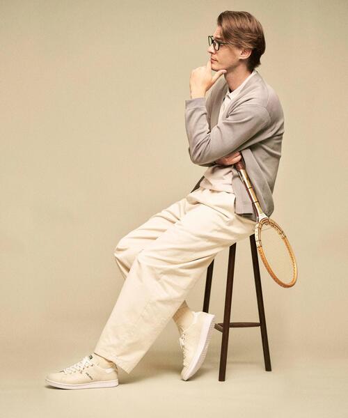 adidas Originals(アディダスオリジナルス)の「【別注】 <adidas Originals(アディダス オリジナルス)> STAN SMITH/スタンスミス(スニーカー・メンズ・ベージュ・25cm/25.5cm/26cm/26.5cm/27cm/27.5cm/28cm/28.5cm/29cm)」の4枚目の写真