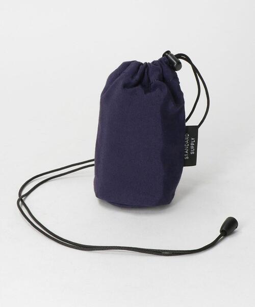 STANDARD SUPPLY（スタンダードサプライ）の「[ スタンダードサプライ ] STANDARD SUPPLY DRAW STRING POUCH S（ショルダーバッグ・メンズ・マスタード/パープル/ブラック/ライトグレー・FREE）」の3枚目の写真