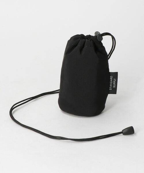 STANDARD SUPPLY（スタンダードサプライ）の「[ スタンダードサプライ ] STANDARD SUPPLY DRAW STRING POUCH S（ショルダーバッグ・メンズ・マスタード/パープル/ブラック/ライトグレー・FREE）」の2枚目の写真