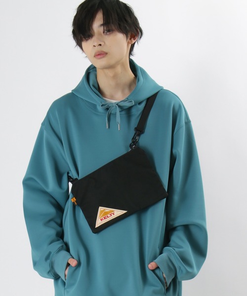 KELTY(ケルティ)の「【KELTY/ケルティ】 ナイロン サコッシュ ワンポイント コーデュラナイロン/ フラットポーチ/ ショルダーバッグ/ BAG(ショルダーバッグ・メンズ・ブラック/ネイビー・FREE)」の9枚目の写真