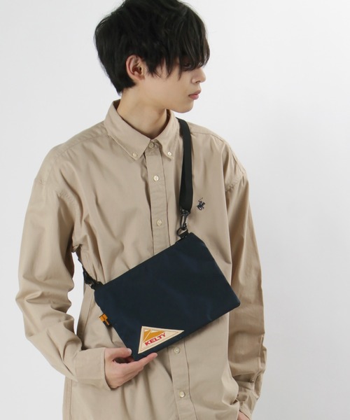 KELTY(ケルティ)の「【KELTY/ケルティ】 ナイロン サコッシュ ワンポイント コーデュラナイロン/ フラットポーチ/ ショルダーバッグ/ BAG(ショルダーバッグ・メンズ・ブラック/ネイビー・FREE)」の8枚目の写真