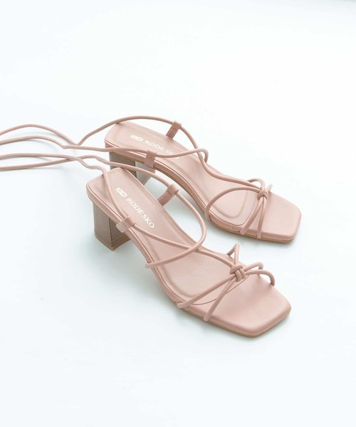 RODE SKO（ロデスコ）の「HELLEVI アンクルストラップサンダル（サンダル・レディース・キャメル/ピンクベージュ・36/37/38）」の3枚目の写真