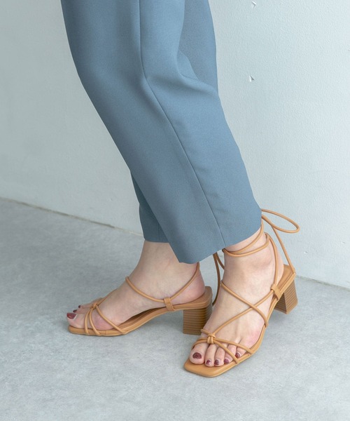 RODE SKO（ロデスコ）の「HELLEVI アンクルストラップサンダル（サンダル・レディース・キャメル/ピンクベージュ・36/37/38）」の5枚目の写真