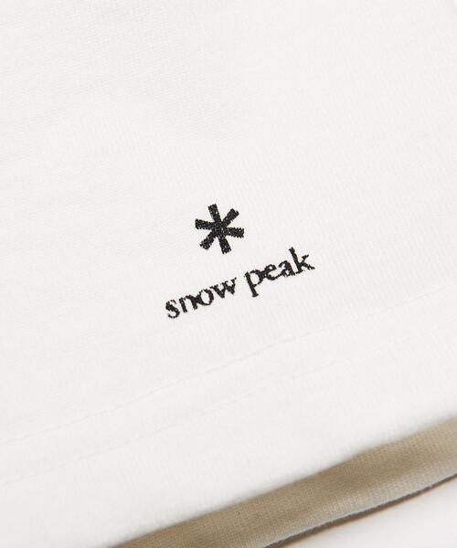 Snow Peak（スノーピーク）の「【別注】 ＜Snow Peak（スノーピーク）＞ PRINT TEE 1/Tシャツ（Tシャツ/カットソー・メンズ・ホワイト/ベージュ・S/M/L）」の8枚目の写真
