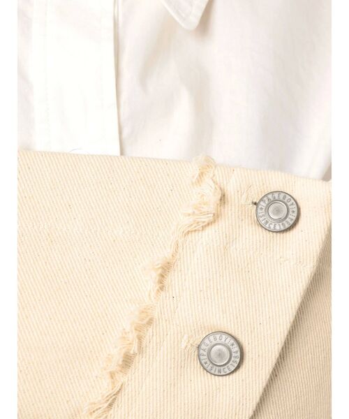 EMODA（エモダ）の「フリンジビスチェシャツ（シャツ/ブラウス・レディース・インディゴブルー/ベージュ/ブラック・FREE）」の19枚目の写真