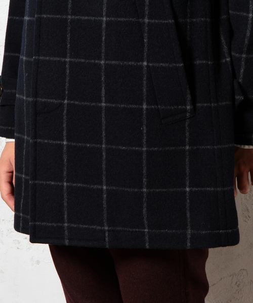 green label relaxing（グリーンレーベルリラクシング）の「□W/P SHAGGY STN コート ◆（ステンカラーコート・メンズ・グレー/ネイビー・SMALL/MEDIUM/LARGE）」の13枚目の写真