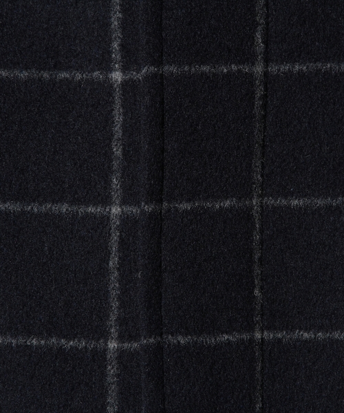 green label relaxing（グリーンレーベルリラクシング）の「□W/P SHAGGY STN コート ◆（ステンカラーコート・メンズ・グレー/ネイビー・SMALL/MEDIUM/LARGE）」の4枚目の写真