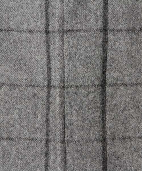 green label relaxing（グリーンレーベルリラクシング）の「□W/P SHAGGY STN コート ◆（ステンカラーコート・メンズ・グレー/ネイビー・SMALL/MEDIUM/LARGE）」の7枚目の写真