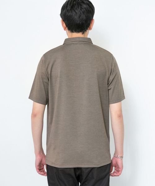URBAN RESEARCH ROSSO MEN（アーバンリサーチロッソメン）の「メリノウールポロシャツ（ポロシャツ・メンズ・ネイビー/カーキ/グレー・MEDIUM/X-LARGE/SMALL/LARGE）」の11枚目の写真