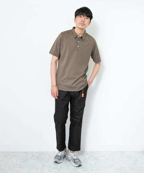 URBAN RESEARCH ROSSO MEN（アーバンリサーチロッソメン）の「メリノウールポロシャツ（ポロシャツ・メンズ・ネイビー/カーキ/グレー・MEDIUM/X-LARGE/SMALL/LARGE）」の12枚目の写真