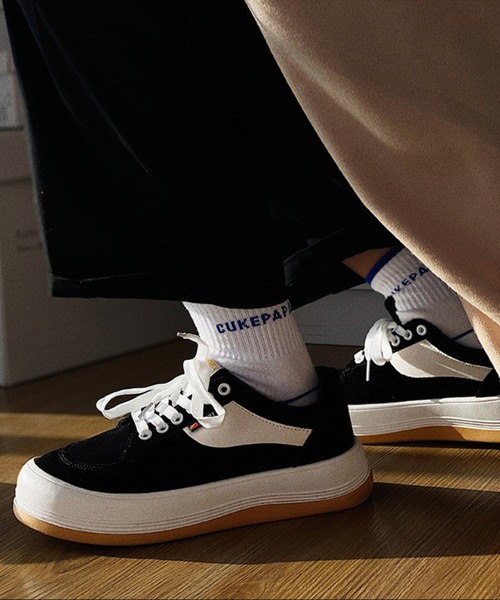 aimoha(アイモハ)の「厚底カジュアルシューズ(スニーカー・メンズ・ブラック/グリーン・26.0cm/25.0cm/26.5cm/27.0cm/25.5cm)」の15枚目の写真