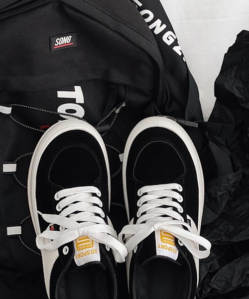 aimoha(アイモハ)の「厚底カジュアルシューズ(スニーカー・メンズ・ブラック/グリーン・26.0cm/25.0cm/26.5cm/27.0cm/25.5cm)」の16枚目の写真