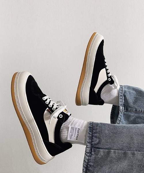 aimoha(アイモハ)の「厚底カジュアルシューズ(スニーカー・メンズ・ブラック/グリーン・26.0cm/25.0cm/26.5cm/27.0cm/25.5cm)」の17枚目の写真