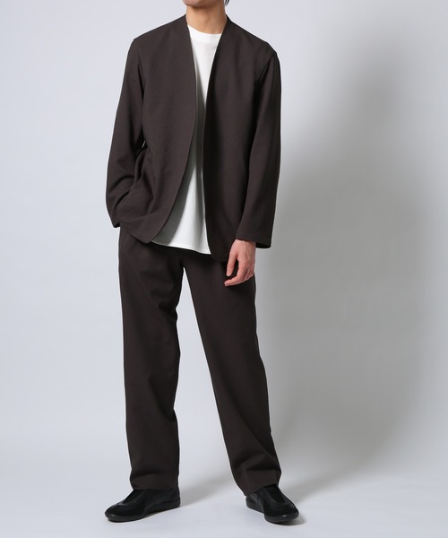 ADAM ET ROPE'（アダムエロペ）の「【KOMATSU】リネンライク オックス ルーズテーパードパンツ（その他パンツ・メンズ・グレー/スミクロ・S/M/L）」の18枚目の写真