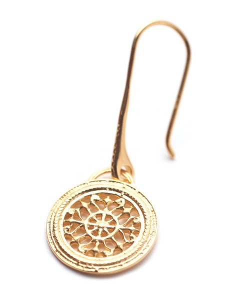 日本未入荷★TEMPLE OF THE SUN★Dafni ゴールド ピアス JACK & MARIE（ジャックアンドマリー）の「TEMPLE OF THE SUN
