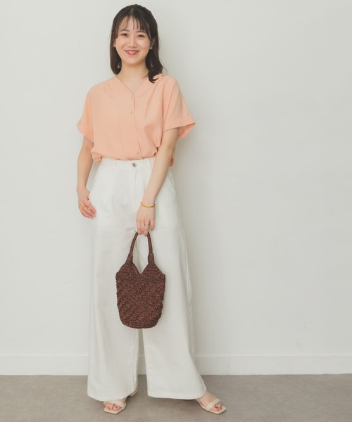 RODE SKO（ロデスコ）の「FEDY 編み込みくりてバッグ（ハンドバッグ・レディース・シルバー/ブラック/ブラウン・ONE）」の8枚目の写真