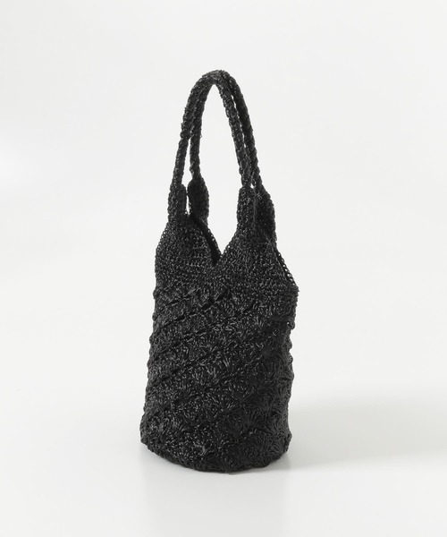 RODE SKO（ロデスコ）の「FEDY 編み込みくりてバッグ（ハンドバッグ・レディース・シルバー/ブラック/ブラウン・ONE）」の10枚目の写真