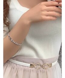 RESEXXY | ビジューモチーフゴムベルト(ベルト)