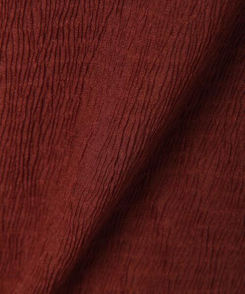 Allamanda(アラマンダ)の「シアープリーツキャミSET長袖(Tシャツ/カットソー・レディース・ブラック/ブラウン/アイボリー/ブルーグレー/ピンクベージュ・M)」の11枚目の写真