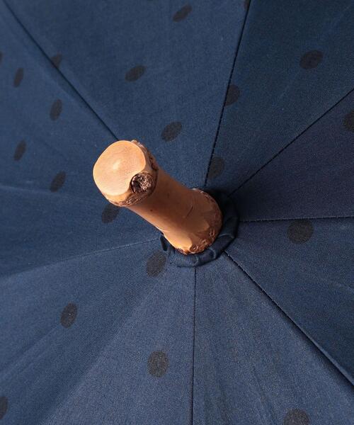 UNITED ARROWS(ユナイテッドアローズ)の「UBSC ドット ショート 晴雨兼用傘(長傘・レディース・ブラック/ネイビー・FREE)」の10枚目の写真