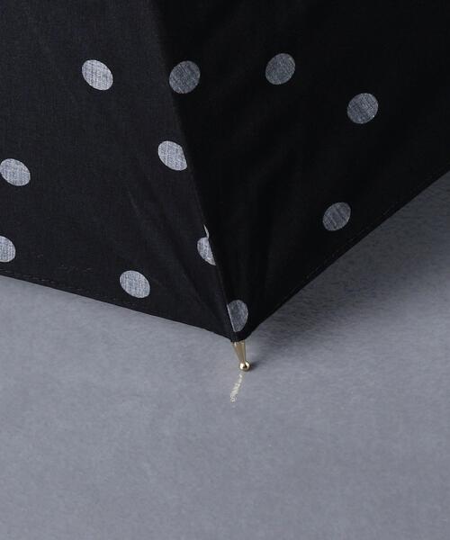 UNITED ARROWS(ユナイテッドアローズ)の「UBSC ドット ショート 晴雨兼用傘(長傘・レディース・ブラック/ネイビー・FREE)」の3枚目の写真