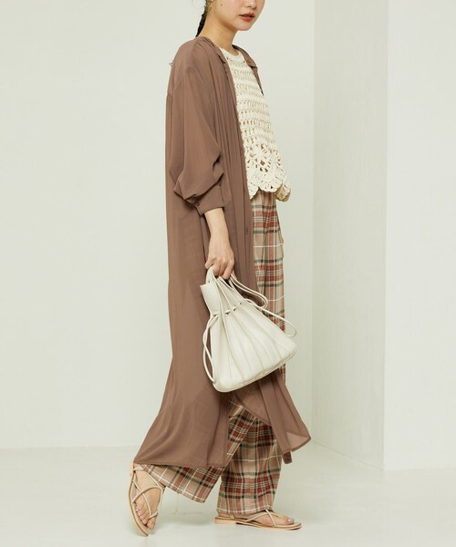 セール ジョーゼットシアーシャツワンピース シャツワンピース Freak S Store フリークスストア のファッション通販 Zozotown