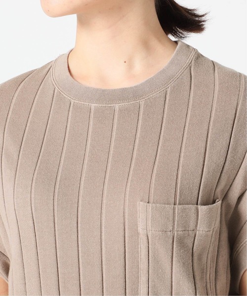 SLOBE IENA（スローブイエナ）の「ピースダイワイドリブワンピース【手洗い可能】◆（ワンピース・レディース・ベージュ/ホワイト/グレー・FREE）」の10枚目の写真