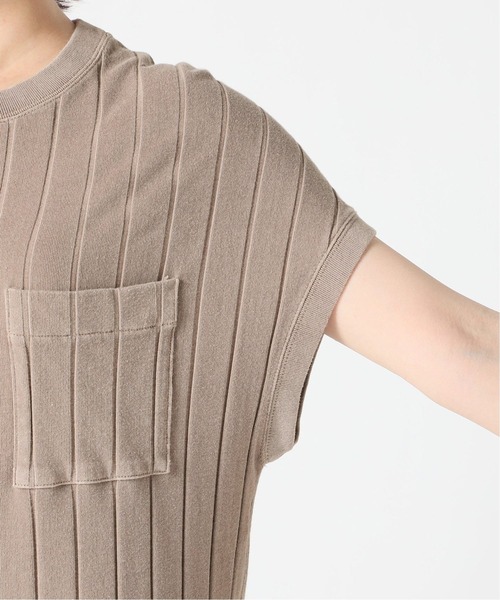 SLOBE IENA（スローブイエナ）の「ピースダイワイドリブワンピース【手洗い可能】◆（ワンピース・レディース・ベージュ/ホワイト/グレー・FREE）」の12枚目の写真