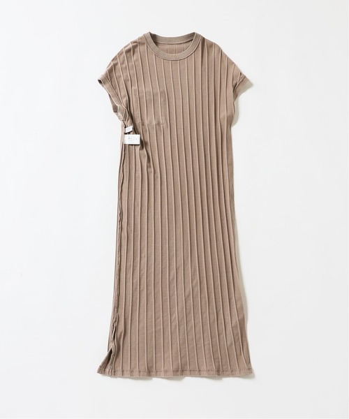 SLOBE IENA（スローブイエナ）の「ピースダイワイドリブワンピース【手洗い可能】◆（ワンピース・レディース・ベージュ/ホワイト/グレー・FREE）」の16枚目の写真
