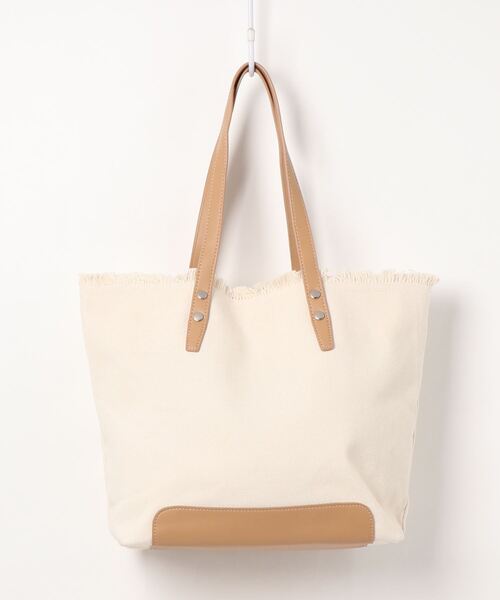 KOBE LETTUCE（コウベレタス）の「フリンジキャンバストートバッグ（トートバッグ・レディース・ブルー系その他/ブラック/ベージュ・FREE）」の13枚目の写真