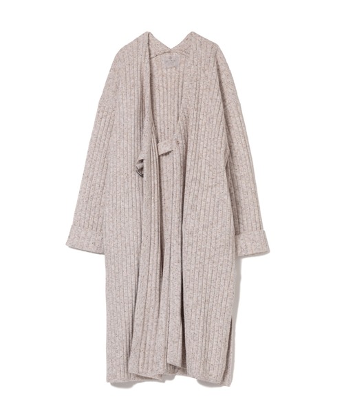 LAYMEE（レイミー）の「Vinca knit coat / ヴィンカニットコート（その他アウター・レディース・アイボリー/グレー/ミント・FREE）」の9枚目の写真